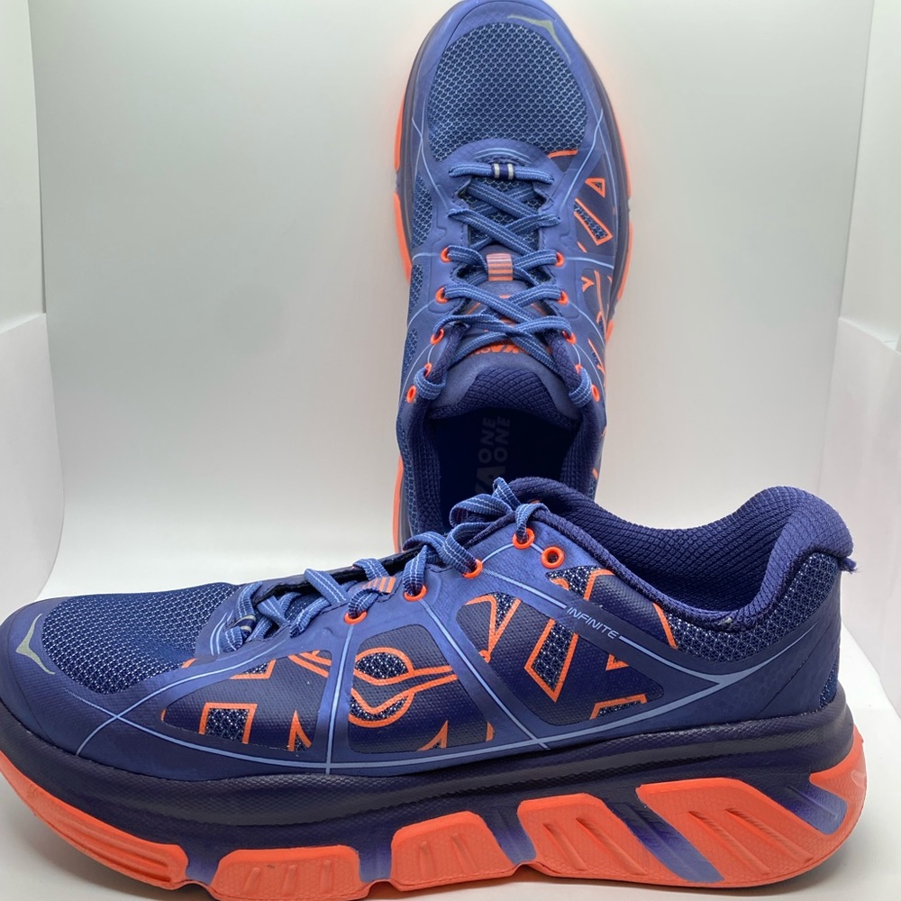 Hoka Infinite Running Shoes Women Sz 10 Blue Coral